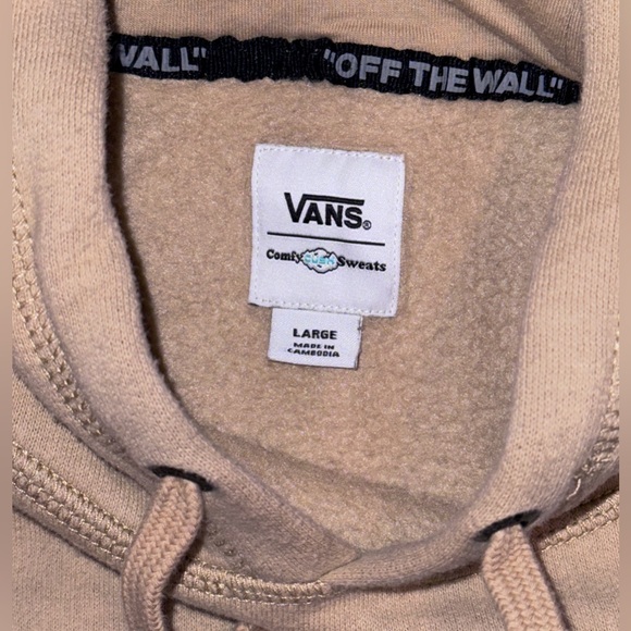 Men’s US Large Mustard Vans Hoodie - Picture 5 of 14